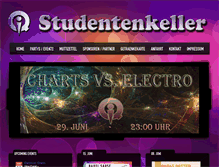 Tablet Screenshot of iq-studentenkeller.com